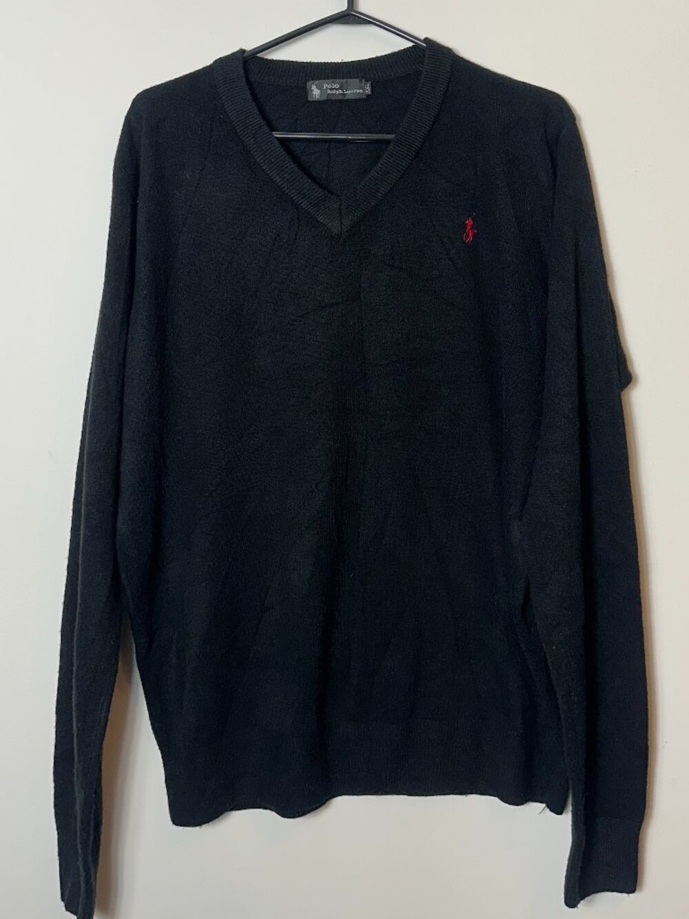 Polo Ralph Lauren Black Label 100% Cashmere Sweater Size XXL